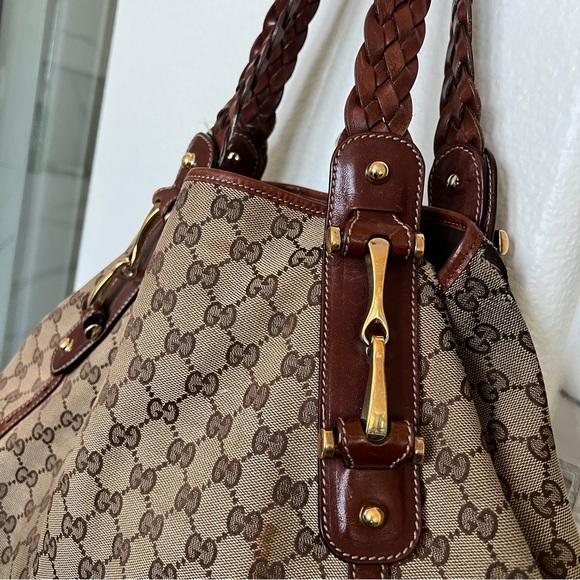 GUCCI Canvas Pelham bag - Large - Picture 4 of 16